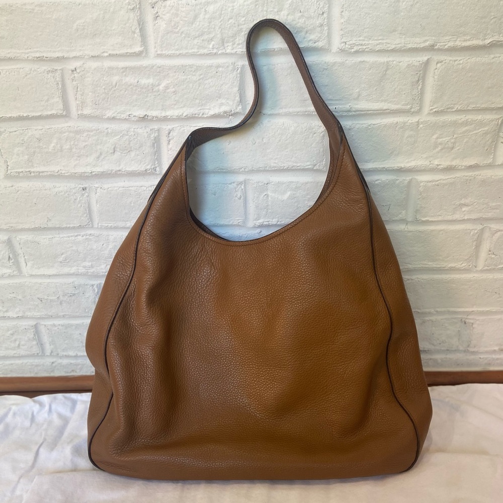 Prada leather hobo bag